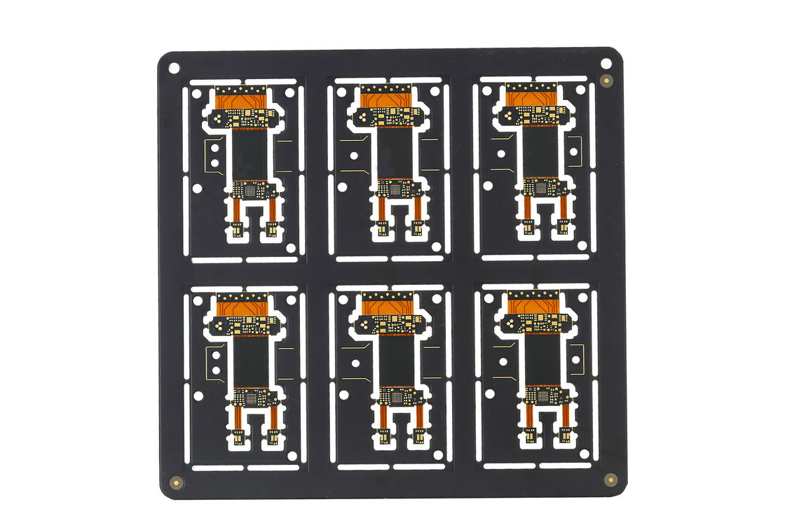 SMD Bga Dip Rigid Flex PCB Assembly 4 слоя Санфоризованная поверхность