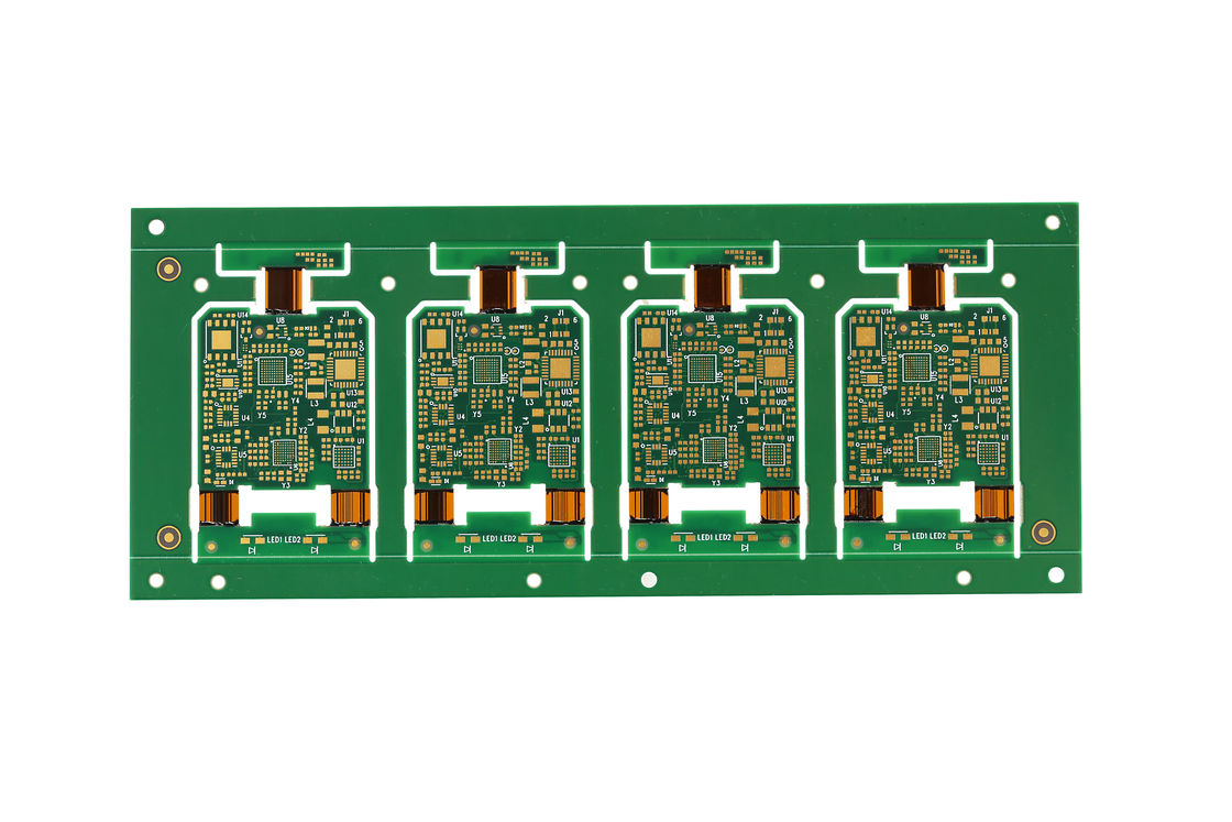 Строгие гибкие платы 4L Enig обработка 0.1Mm Следы изгиба радиус 0.5-10Mm