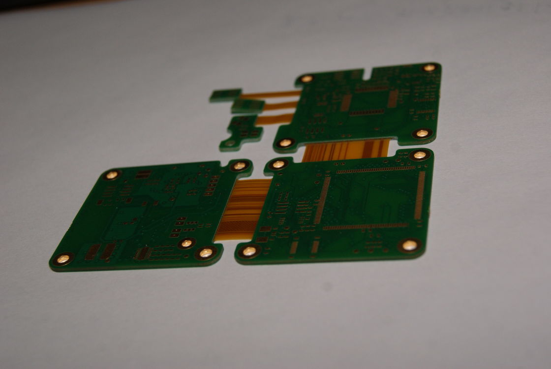 Четырехслойная жесткая гибкая печатная плата SMD BGA DIP Компоненты 1-8 Гибкость