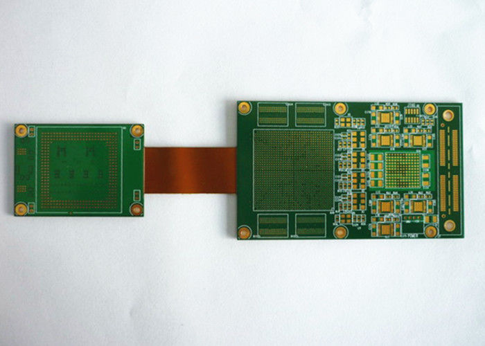 Плотность Санфоризованная жесткая гибкая PCB сборка 1-28 слоев 52L 0,5-10 мм радиус изгиба