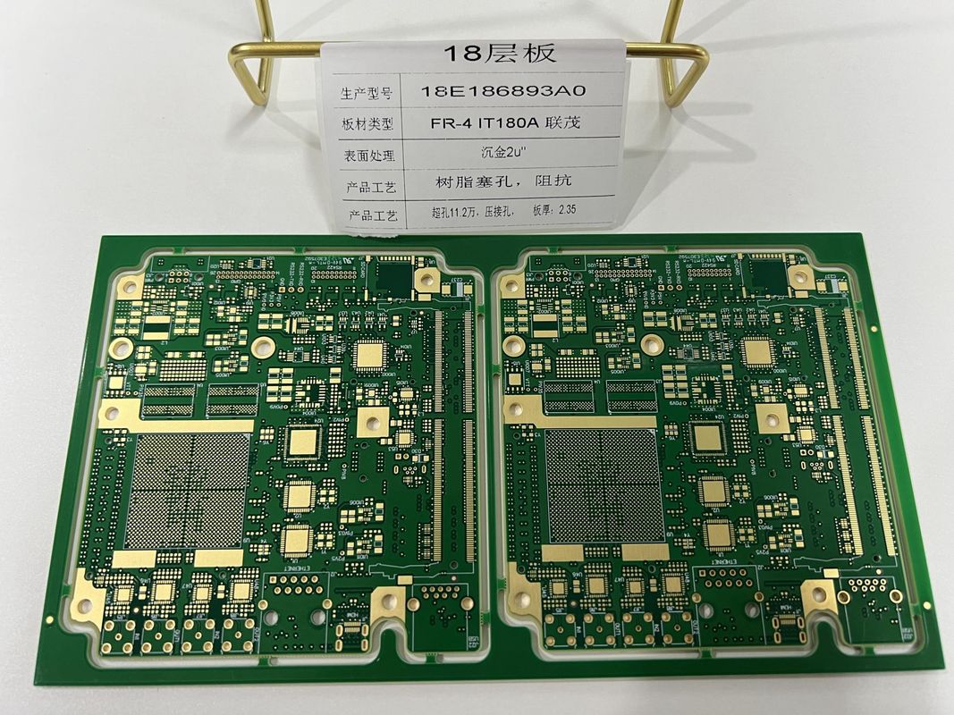 FR4 IT180 18Склады 3+N+3 HDI прототип платы для печатных плат с отверстием 3/3Mil следы X RAY протестированный HDI быстрый поворот ENIG