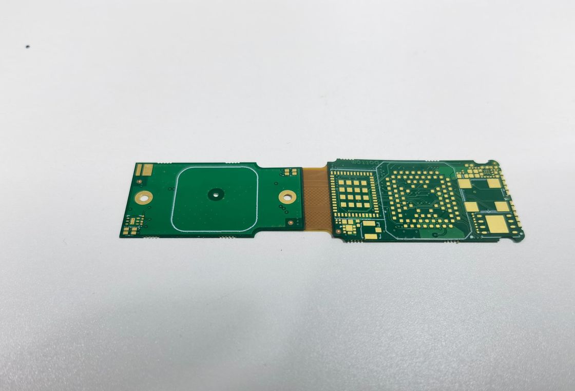 HDI Rigid Flex PCB с ENIG поверхностной отделкой 4 слоя Fr4/Polyimide HDI 1+N+1