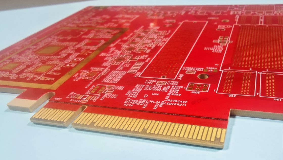 0.1 мм Лазерное сверление Размер отверстия HDI PCB для плотности электронных устройств Толщина 0,4-3,2 мм Сырье FR4 IT180