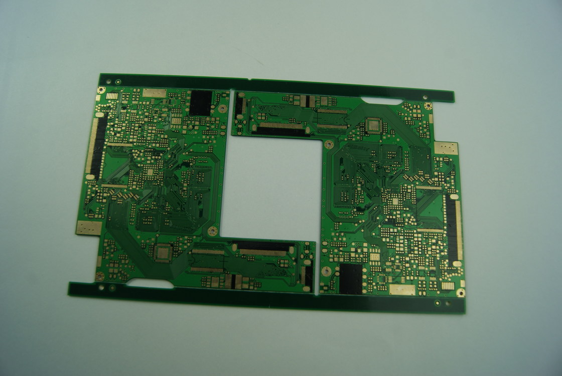 1.oz Final Foil External Double Layer PCB Board with 0.4mm Thickness and White Black Legend