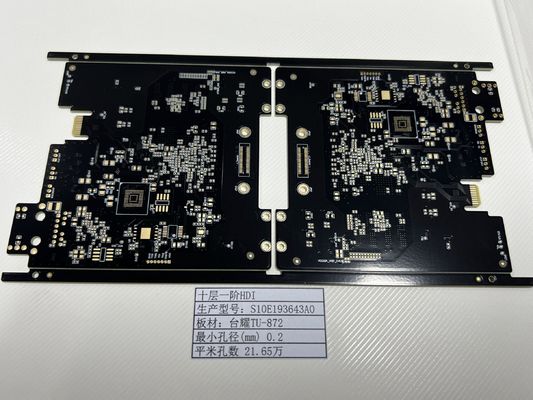 Специальная ламповая розетка высокой плотности межконнекторная плата PCB 10 слоев Tuc TU-872 1+N+1 Goldfinger 30U